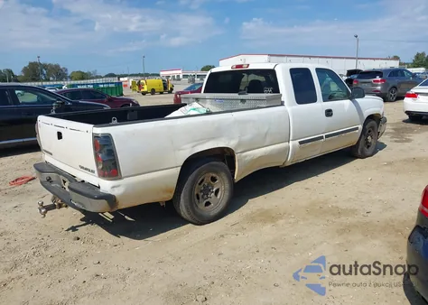 2004 Chevrolet Silverado 1500 Ls из США, поврежденный, VIN 1GCEC19T24E317822